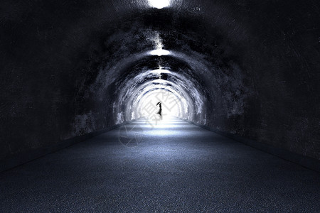 隧道幽灵背景图片