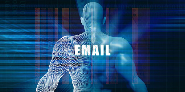 电子邮件男人商务蓝色商业人士技术背景图片