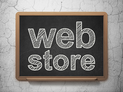 storeWeb 设计概念 黑板背景的Web Store背景