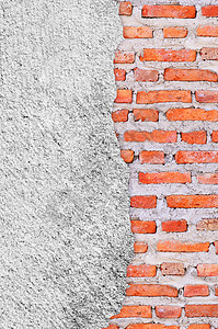 旧 grunge 砖墙背景建筑学石头墙纸水泥棕色红色古董白色背景图片