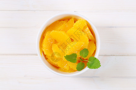 皮橙片热带团体白色异国情调高架食物水果背景图片