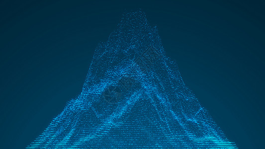 来源大素材网摘要数字地貌 3d来源插图流动网络科学粒子波浪状电脑技术海浪背景