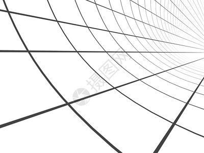 透视网格线背景风格互联网白色平铺地面商业细胞几何学装饰网络背景图片