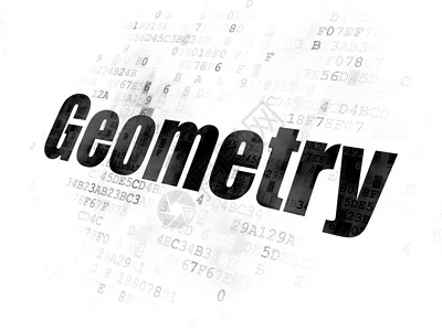研究数字背景上的概念几何监视器训练辅导考试数据电脑教育网络展示几何学背景图片