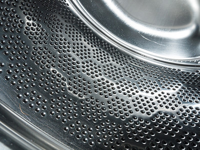 洗衣机内金属密闭的金属家庭艺术洗衣店技术机器离心机垫圈合金卫生清洁工背景图片