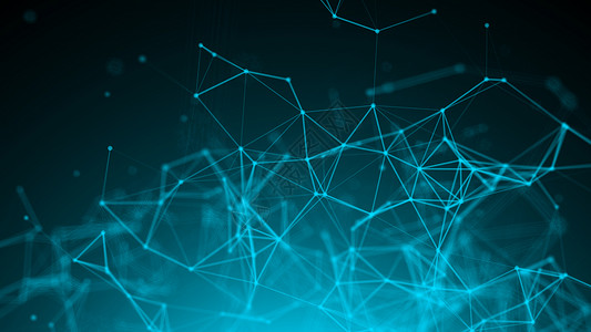 蓝色点素材抽象的连接点 数字背景全球科学插图创造力商业技术数据水晶互联网三角形背景