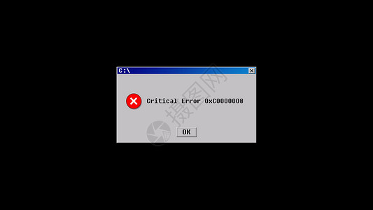 重大错误 旧接口设计监视器技术冒险屏幕信号警报警告危险安全注意力背景图片