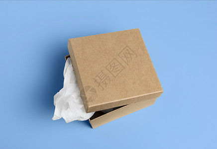长方形纸盒在背景上孤立的打开纸板盒瓦楞搬迁邮件剪裁长方形商业正方形主箱办公室送货背景