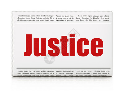 法律概念 报纸头版 司法通讯权利新闻财产文章出版物防御保卫法庭犯罪背景图片