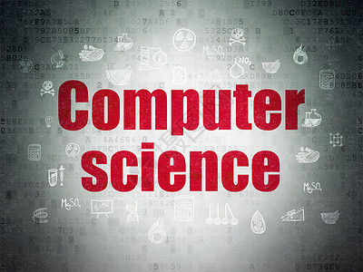 数字数据论文背景上的科学概念计算机科学学校测量学习代码绘画实验草图编程教育勘探背景图片