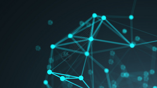 点低素材抽象连接点 技术背景 数字绘图蓝色主题 网络概念多边形三角形科学线条全球互联网创造力数据插图商业背景