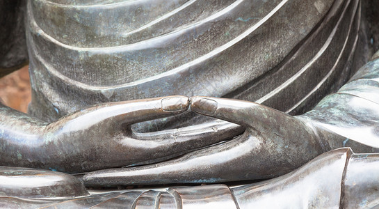 佛像的详情和夏安娜手部姿势上帝瑜珈精神冥想旅行佛陀沉思地标宗教手印背景图片