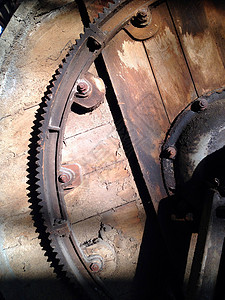 工业背景设备阴影齿轮金属部分黑色嵌齿轮水平摄影工程背景图片