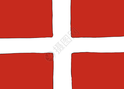 丹麦对等的北欧十字旗(丹麦)背景图片