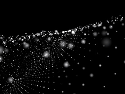几何星星带点的抽象多边形空间白色科幻数据星星墙纸活力科学星系粒子黑色背景