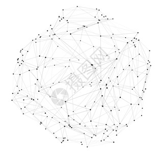 具有连接线和点的球体网络生物学全球地球原子技术科学化学纳米格子背景图片