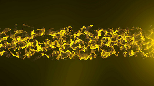 粒子照射动画抽象背景与金粒子挥手粒子运动动画社交金子夹子活动新年镜头动画片背景