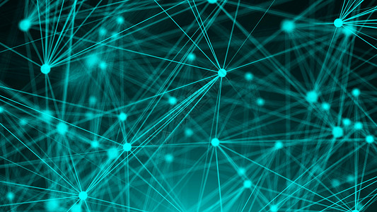 网络节点抽象连接点 数字背景互联网网络电脑星系科学宇宙蓝色商业生长三角形背景