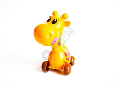 长颈玩具长颈鹿雕像高清图片