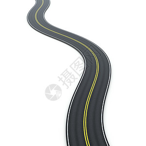 黑色沥青蜿蜒的道路图标 graphi背景