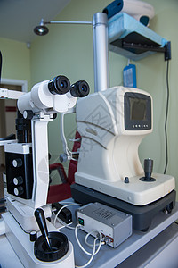 综合验光仪现代医疗设备专家治疗验光外科激光康复工作勘探治愈镜片背景