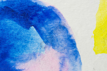水彩夏天水彩艺术 grunge 纹理背景抽象背景叶子横幅插图夹子材料边界绘画墙纸蓝色背景