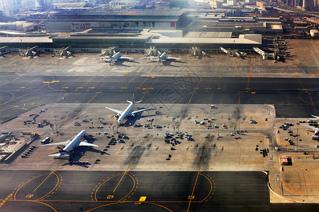 空客A320迪拜国际机场背景