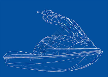 图轮廓喷气机滑雪草图波浪者运输娱乐工程摩托车船只自行车活动赛跑者滑雪背景