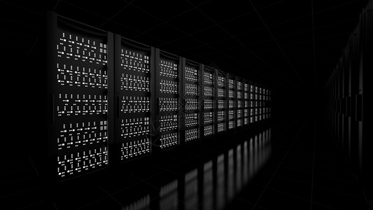 数字数据库服务器深色背景上的网络工作站服务器贮存耀斑3d处理器技术硬件数据库主持人防火墙数据背景