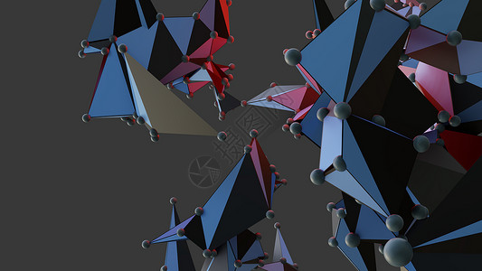 三角形礼帽大数据抽象背景  3d 它制作图案商业技术生物学创造力建筑学电脑代码三角形海浪密码背景