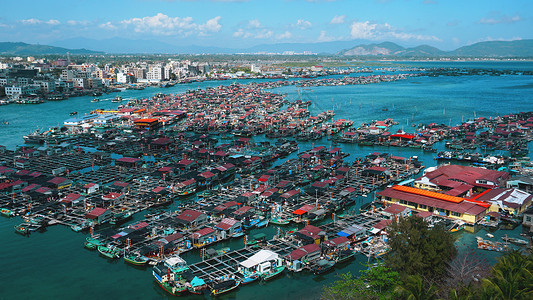 三亚情人湾航海的建筑高清图片