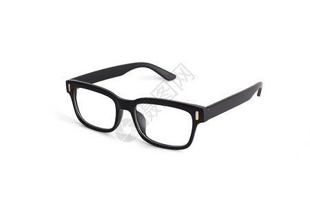 黑眼镜事故黑色白色手表学校塑料框架光学镜片极客背景