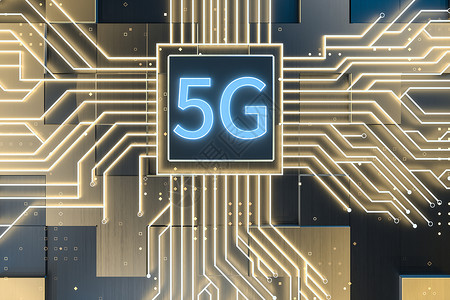 3d rendering5g 字体和电路背景硬件电子产品芯片系统定位电气网络处理器木板信号图片