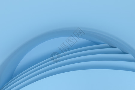 s曲线海报3d 渲染曲线纸颜色背景滚动海报几何学图层海浪商业剪纸圆形创造力插图背景