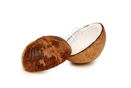 短链脂肪酸干椰子球椰树食物沉淀物可可皮肤坚果排毒减肥热带薄片背景