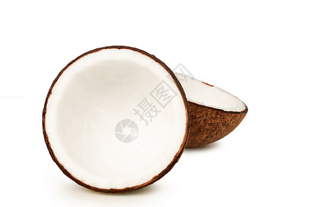 短链脂肪酸干椰子球坚果沉淀物可可水果皮肤减肥食物椰树热带薄片背景