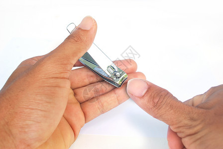 不锈钢钉指甲卫生手指剪子美甲身体剪刀刀具工具金属背景图片