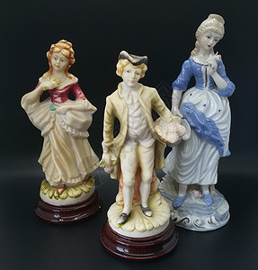小瓷人素材人的陶瓷数字娃娃女孩女士幸福金发女郎玩具房子文化制品奢华背景