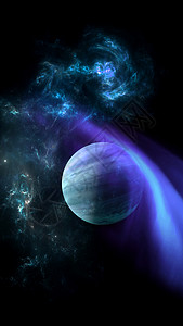 星星月亮元素行星和星系科幻壁纸 深空之美 宇宙中的数十亿星系宇宙艺术背景垂直图像智能手机背景辉光科学木星蓝色世界星星太阳轨道月亮新星背景