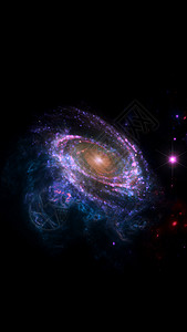 宇宙爆炸行星和星系科幻壁纸 深空之美 宇宙中的数十亿星系 宇宙艺术背景新星月亮世界蓝色星云地球木星学习太阳辉光背景