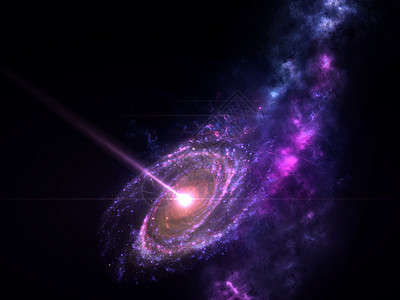 紫色仙女座星系行星星系宇宙星空夜空银河系与宇宙中的恒星和空间尘埃长曝光照片与颗粒上帝蓝色橙子极光星星辉光土星木星新星世界背景