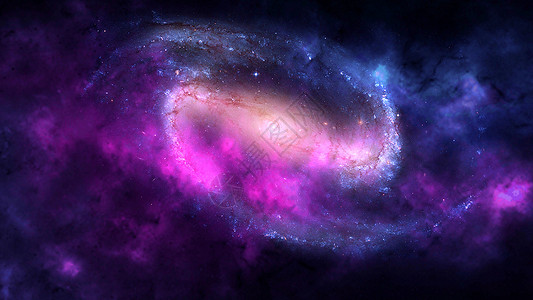 紫色仙女座星系行星星系宇宙星空夜空银河系与宇宙中的恒星和空间尘埃长曝光照片与颗粒极光火星轨道月亮教育星星星云星域世界上帝背景