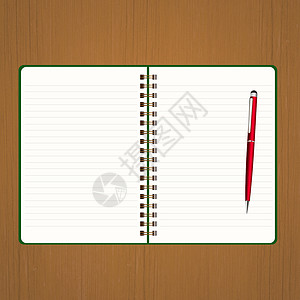 航海日志有笔的笔记本页数组织者床单学习日志学校个人绘画插图办公室背景