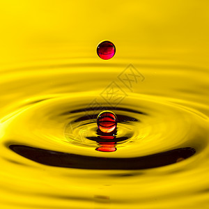 溅散的水红色水或血滴 喷洒图象 黄背瓜背景