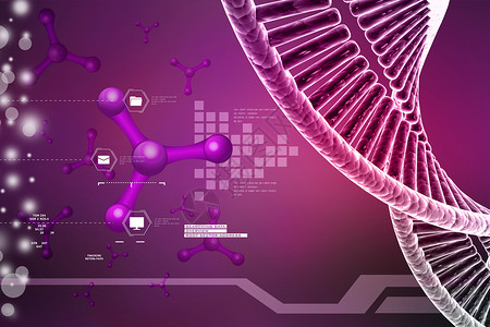 蛋白质结构扭曲的铬 DNA 柴模型注射器生物学细胞代码生物作品技术插图药片遗传学背景