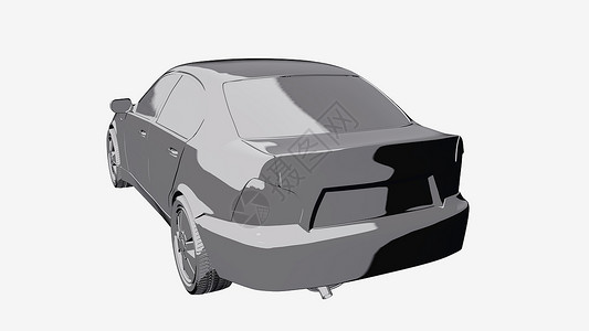 灰色汽车海报灰色汽车漫画书 3D 插图力量驾驶艺术奢华海报车轮卡通片流行音乐运动速度背景