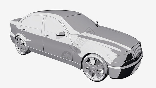 灰色汽车海报灰色汽车漫画书 3D 插图力量卡通片驾驶艺术车轮速度运动流行音乐运输车辆背景