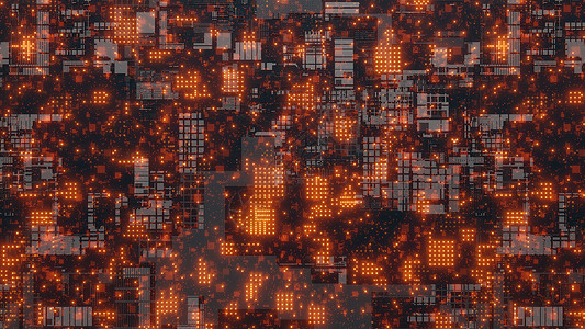 抽象的未来派设计 红色亮元素科技墙木板母板网格技术3d网络电路科学数据电脑背景图片