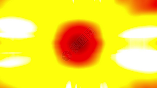 从方形 3d 渲染计算机生成的背景中发出模糊的彩色光辉背景图片