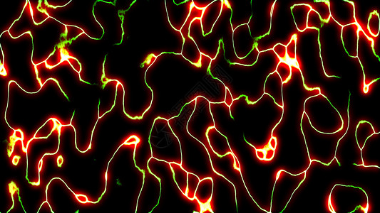 具有发光突触的神经元细胞和发送电化学信号的神经元细胞的概念图3d rende网络医学生物力量智力生物学脉冲解剖学电气风暴背景图片